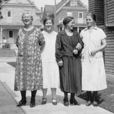 [Unknown lady with Aunt Carrie]